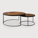 Bronze Nesting Coffee Table Set