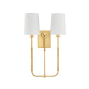 Aged Brass Glenmont Wall Sconce 14" x 21" by Hudson Valley
