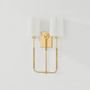 Aged Brass Glenmont Wall Sconce 14" x 21" by Hudson Valley, view 3
