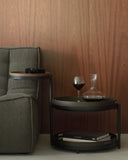 Swivel tray side table