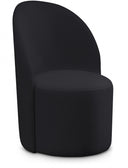 Hautely Boucle Fabric Upholstered Accent - Black