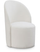 Hautely Boucle Fabric Upholstered Accent - Cream