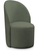 Hautely Boucle Fabric Upholstered Accent - Green