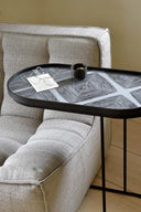 Oval Tray Side Table