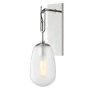 Polished Nickel Bruckner Wall Sconce 6" by Hudson Valley