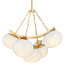 Aged Brass Duxbury Chandelier 31.75" by Hudson Valley