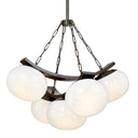 Distressed Bronze Duxbury Chandelier 31.75" by Hudson Valley