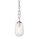 Polished Nickel Bruckner Pendant 6" by Hudson Valley