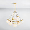 Aged Brass Duxbury Chandelier 43.75" by Hudson Valley, view 7