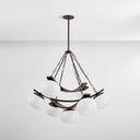 Distressed Bronze Duxbury Chandelier 43.75" by Hudson Valley, view 2