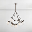 Distressed Bronze Duxbury Chandelier 43.75" by Hudson Valley, view 3