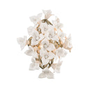 Stria Gold Leaf Lily Chandelier 26.25" by Corbett Lighting, view 2