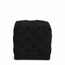 Stella Velvet Upholstered Stool - Black