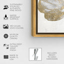 Gold and Light Floral II White: Diamond Dust™