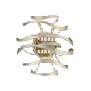 Silver Leaf Calligraphy Chandelier 34" by Corbett Lighting, view 4