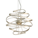 Silver Leaf Calligraphy Chandelier 42" by Corbett Lighting, view 2