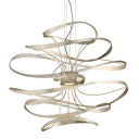 Silver Leaf Calligraphy Chandelier 42" by Corbett Lighting, view 4
