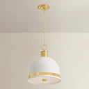 Aged Brass Briscoe Pendant 15" by Hudson Valley, view 7