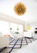 Gold Leaf Pulse Chandelier 45.5" by Corbett Lighting, view 3