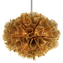 Gold Leaf Pulse Chandelier 45.5" by Corbett Lighting