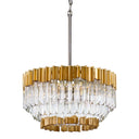 Gold Leaf Charisma Chandelier 26" by Corbett Lighting, view 5