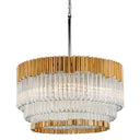 Gold Leaf Charisma Chandelier 26" by Corbett Lighting