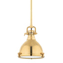 Aged Brass Pelham Pendant 8" by Hudson Valley