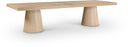 Tavolo 95" - 132" Oak Wood Extendable Dining Table - Natural