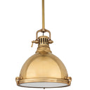 Aged Brass Pelham Pendant 14" by Hudson Valley