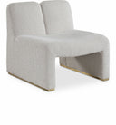 Alta Boucle Fabric Upholstered Accent Chair - Cream