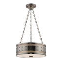 Historic Nickel Gaines Pendant 16" by Hudson Valley