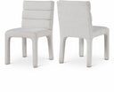 Kai Boucle Fabric Upholstered Dining Chair - Cream