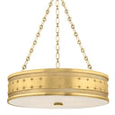 Aged Brass Gaines Chandelier 22" by Hudson Valley