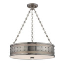 Historic Nickel Gaines Chandelier 22" by Hudson Valley