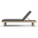 LEROY OUTDOOR CHAISE - WASHED BROWN