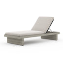 LEROY OUTDOOR CHAISE - WEATHERED GREY