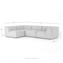 GWEN OUTDOOR 4-PIECE SECTIONAL