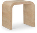 Cresthill Oak Wood End / Side Table - White