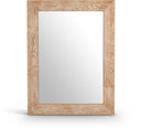 Cresthill Oak Wood Frame Mirror - White