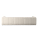 LANGHAM CHANNELED 3-PIECE SECTIONAL