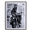 FRANÇOISE HARDY ON BIKE BY GETTY IMAGES