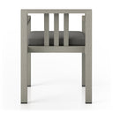 MONTEREY OUTDOOR DINING ARMCHAIR, WEATHERED GREY