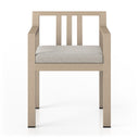 MONTEREY OUTDOOR DINING ARMCHAIR, WASHED BROWN