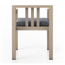 MONTEREY OUTDOOR DINING ARMCHAIR, WASHED BROWN