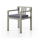 MONTEREY OUTDOOR DINING ARMCHAIR, WEATHERED GREY