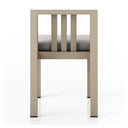 MONTEREY OUTDOOR DINING CHAIR, WASHED BROWN