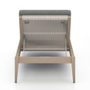 SHERWOOD OUTDOOR CHAISE, WASHED BROWN