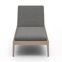 SHERWOOD OUTDOOR CHAISE, WASHED BROWN
