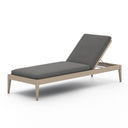 SHERWOOD OUTDOOR CHAISE, WASHED BROWN