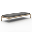 SHERWOOD OUTDOOR CHAISE, WASHED BROWN